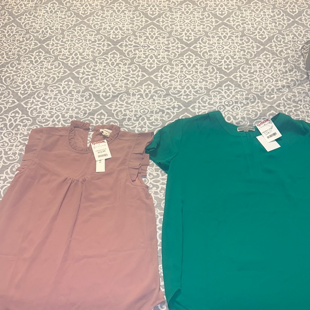 2 cute and new tops ! They are both size small!  NWT